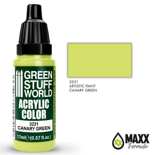 (A Critical Hit Favorite) Acrylic Color CANARY GREEN