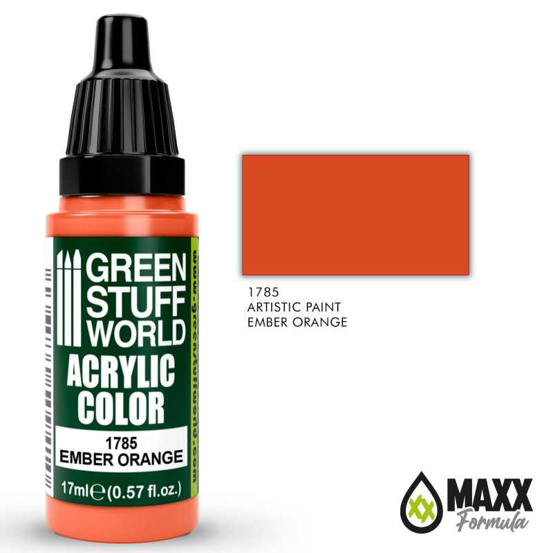 Acrylic Color EMBER ORANGE