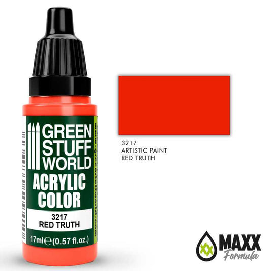 (A Critical Hit Favorite) Acrylic Color RED TRUTH