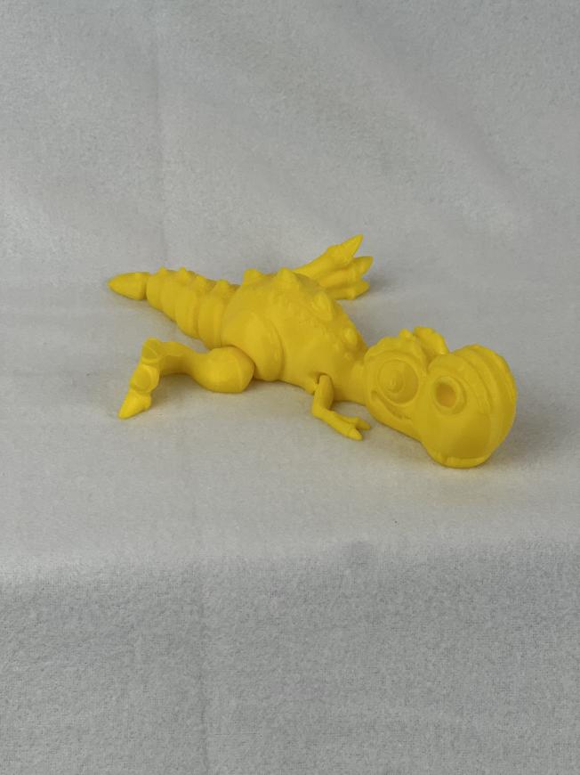 "Articulated T-Rex Toy | Durable PLA+ Material | ASMR Rattle Feature | Bobble Head, Wiggling Tail, and Moving Legs | Chibi-Style Design