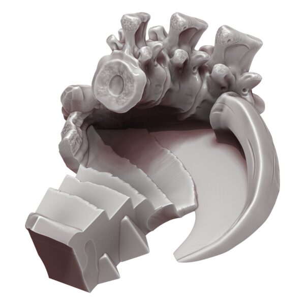 Dragon Skull Dice Tower / Terrain Piece with Horn Dice Storage Silk Basics