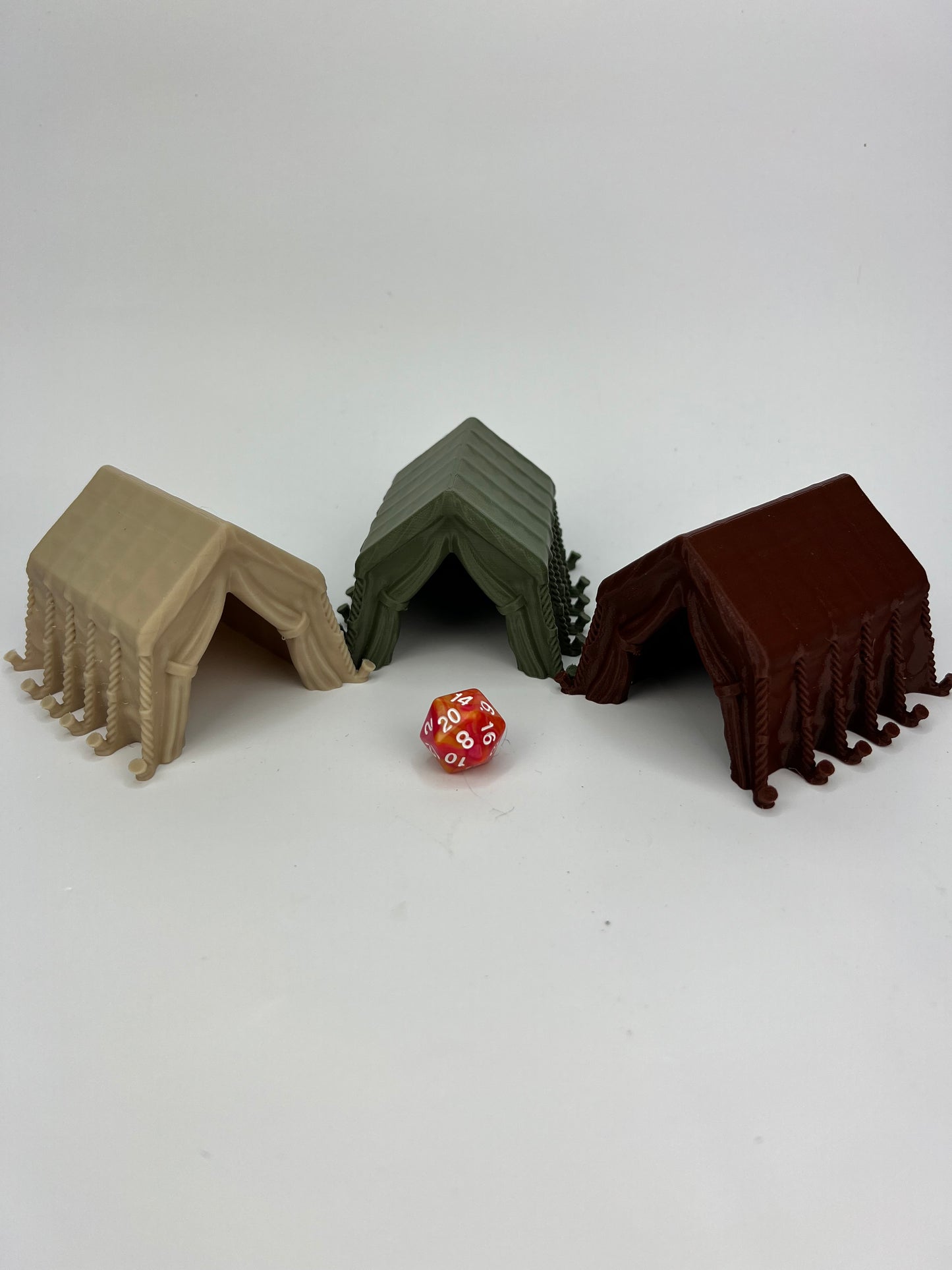 Military Tents Set of 3