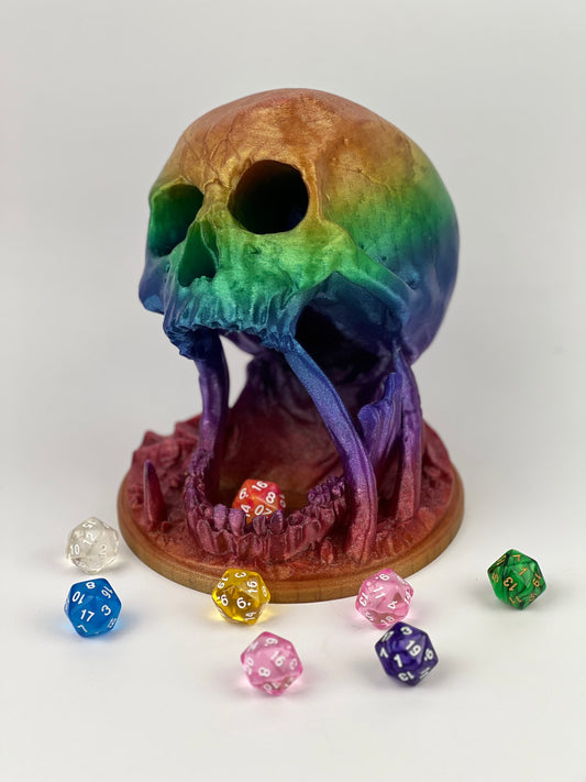 Desert Kiss Skull Dice Tower Strong Hero Glitter