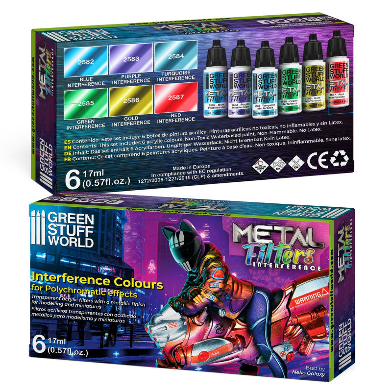 Set Metal Filters - Interference Colours