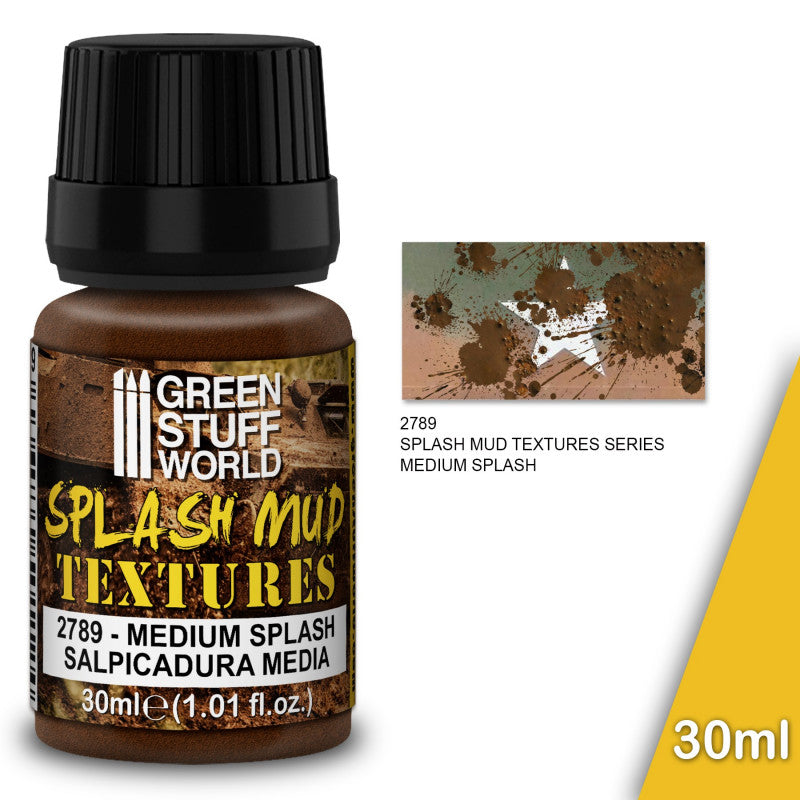 Splash Mud Texture MEDIUM BROWN