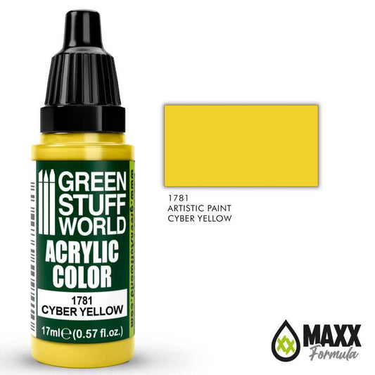 (A Critical Hit Favorite) Acrylic Color CYBER YELLOW