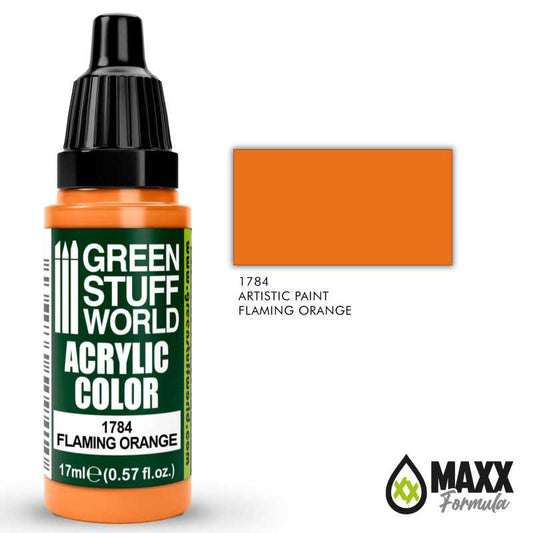 Acrylic Color FLAMING ORANGE