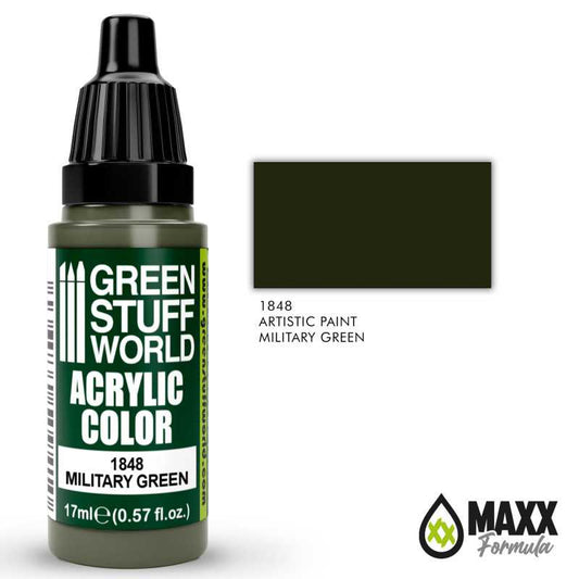Acrylic Color MILITARY GREEN