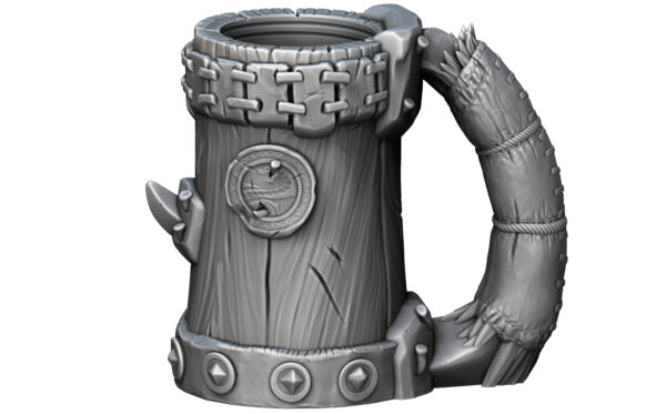 The Half-Orc Mythic Mug GST3d (Best for Painting)