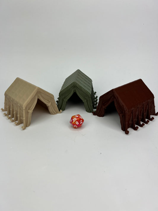 Military Tents Set of 3