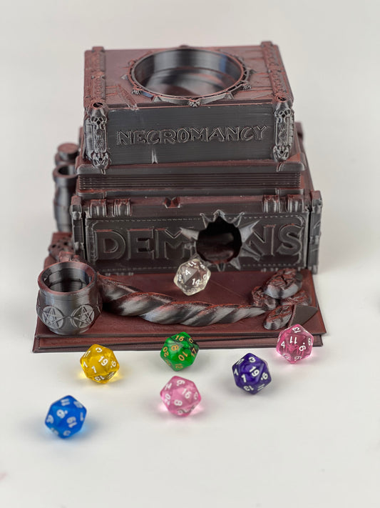 Spell Book Dice Tower Print Fail