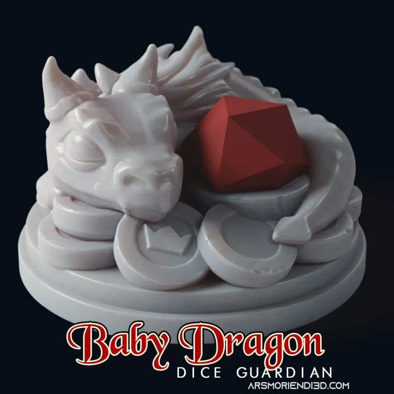 Baby Dragon Dice Guardian GST3d (Best for Painting)